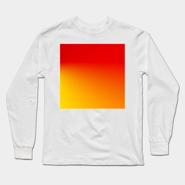 red orange yellow gradient Long Sleeve T-Shirt by Artistic_st